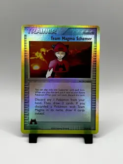 Team Magma Schemer 70/95 Team Magma vs Team Aqua Reverse Holo Pokemon - Image 1