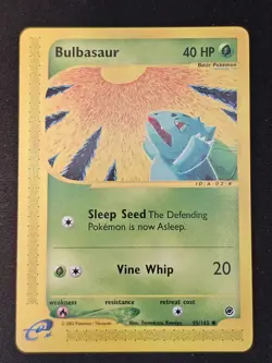 Pokemon TCG Bulbasaur 95 Expedition Near Mint - Image 1