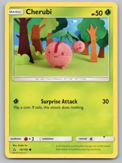 Cherubi 10/156 Common Ultra Prism Pokemon MP - Image 1