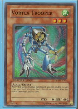 Vortex Trooper GLAS-ENSE2 Limited - Yu-Gi-Oh! TCG Super Rare - Image 1