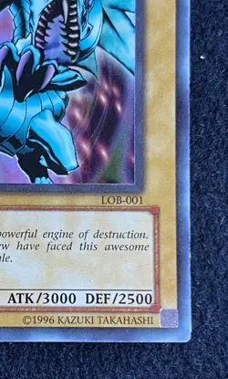 Yu-Gi-Oh Blue-Eyes White Dragon LOB-001 Ultra Rare - Image 5