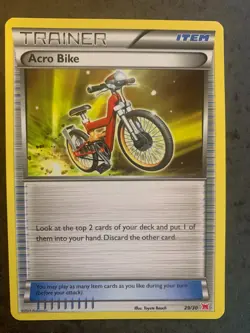 Pokemon TCG Card 2015 XY Trainer Kit Latias & Latios - Trainer - Acro Bike 29/30 - Image 1