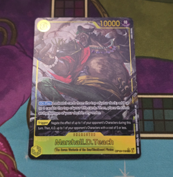 Bandai Marshall D Teach OP16 - 119 ALT Secret Rare - ONE PIECE TCG - Image 1