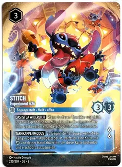 220/204 Disney Lorcana - Domane von Dschafar (TCG) - Deutsch- E Holo/Foil NM - Image 1
