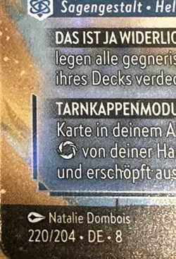 220/204 Disney Lorcana - Domane von Dschafar (TCG) - Deutsch- E Holo/Foil NM - Image 3