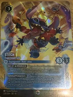 220/204 Disney Lorcana - Domane von Dschafar (TCG) - Deutsch- E Holo/Foil NM - Image 5