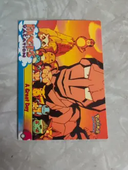 Topps Pokemon Card A Great Day Movie Animation Non-Holo Black Back LP #58 - Image 2