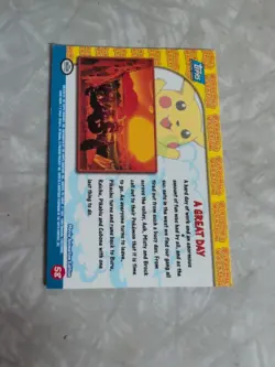 Topps Pokemon Card A Great Day Movie Animation Non-Holo Black Back LP #58 - Image 3