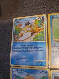 Pokemon TCG Psyduck And Golduck 10 Card Lot (1 Water Energy And 1 Reverse Holo) - Image 2