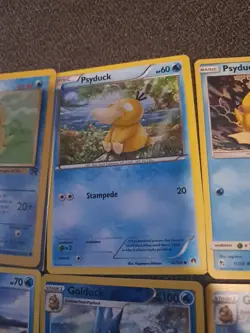 Pokemon TCG Psyduck And Golduck 10 Card Lot (1 Water Energy And 1 Reverse Holo) - Image 4