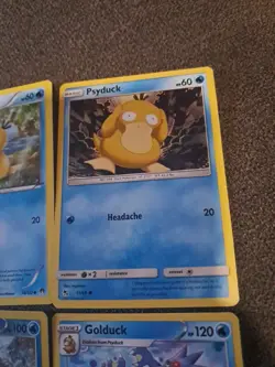 Pokemon TCG Psyduck And Golduck 10 Card Lot (1 Water Energy And 1 Reverse Holo) - Image 5