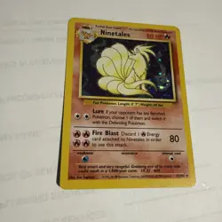 Pokemon Card: Ninetales Shadowless HOLO 12/102 Base Set Rare! PL - Image 1