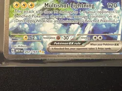 Pokemon TCG Scarlet & Violet 151 Zapdos EX SIR Holo Card 202/165 - Image 2