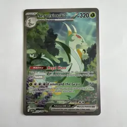 Pokemon TCG Serperior EX 164/086 SV Black Bolt Special Illustration Rare Card - Image 1