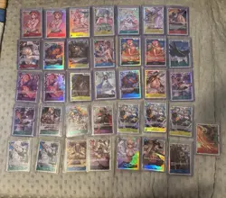 One Piece TCG Card Game - English And Japanese Lot Of 36 Cards - Image 1