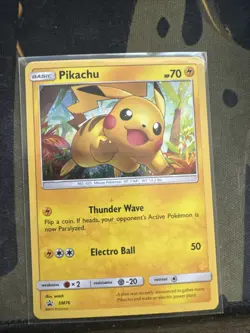 Pikachu SM76 Blackstar Promo Holo Rare Card NM/M Unplayed - Image 1