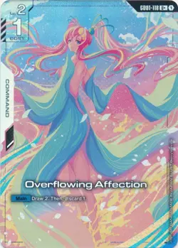 Overflowing Affection (U+)Gundam Card Game . Newtype Rising U+ . GD01-118 - Image 1