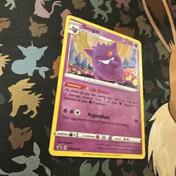 Pokemon Gengar Black Star Promo TCG SWSH052 Holo Card - Image 3