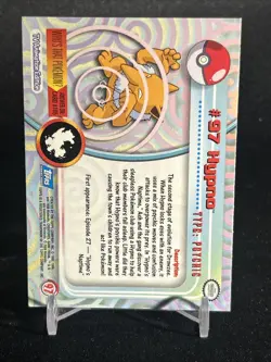 Pokemon Card - Hypno #97 - Topps Series 2 - Blue Logo - Image 3
