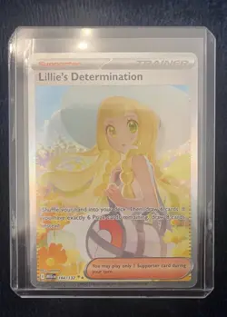 Lillie's Determination Pokemon Card SIR 184/132 Mega Evolutions ENGLISH - Image 1