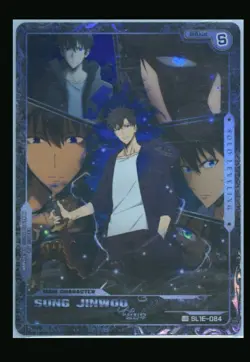 Mapniverse Solo Leveling Sung Jinwoo UR SL1E-084 Holo Anime Trading Card - Image 1