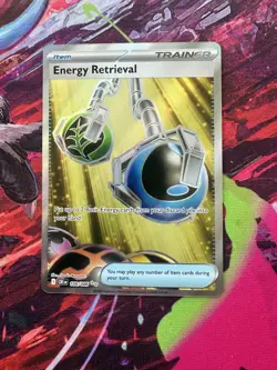 Energy Retrieval 108/086 Ultra Rare Me04: Pokemon Chaos Rising Holo Near Mint - Image 1