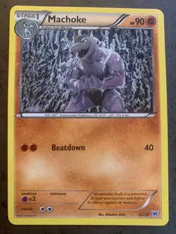 Pokemon TCG Card 2015 XY Trainer Kit Latias & Latios - Machoke 22/30 - Image 1