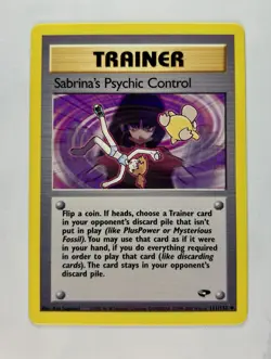 Sabrina's Psychic Control 2000 Pokemon Gym Challenge Unlimited #118/132 * NM - Image 1