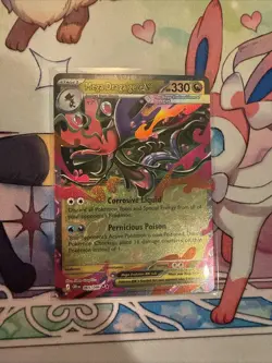 Pokemon TCG Mega Dragalge ex 065/086 Me04: Chaos Rising Holo MINT/Near Mint - Image 1