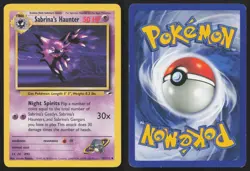 Sabrina's Haunter 58/132 Unlimited Uncommon Gym Heroes Pokemon English LP - Image 3