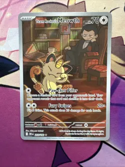 pokemon TCG Team Rocket's Meowth - 203/182 - SV10: Destined Rivals NM - Image 1
