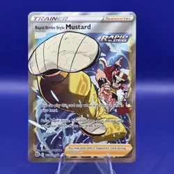 Rapid Strike Style Mustard TG27/TG30 Brilliant Stars Ultra Rare Pokemon NM - Image 1
