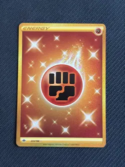Pokemon TCG Fighting Energy 233/ 198 Secret Rare Chilling Reign NM Condition - Image 1