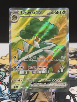 Pokemon TCG: SV05 Temporal Forces - Torterra ex UR 185/162 - NM+ - Image 1