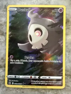 Pokemon Duskull Ultra Rare Full Art Holo SWSH Crown Zenith Basic 60 HP GG28/GG70 - Image 1