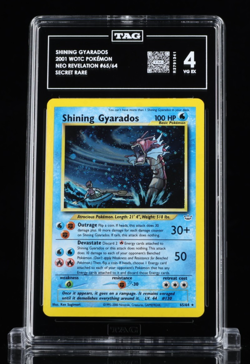 2001 POKEMON NEO REVELATION #65 SHINING GYARADOS HOLO TAG 4 - Image 1