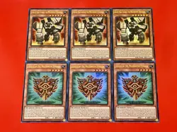 3x Shield Of The Millennium Dynasty + 3x Golem That Guards Treasures | YuGiOh! - Image 1