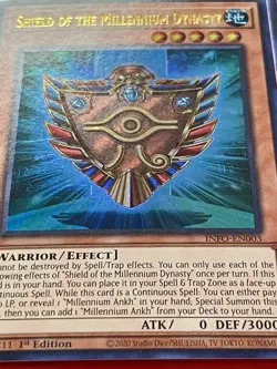 3x Shield Of The Millennium Dynasty + 3x Golem That Guards Treasures | YuGiOh! - Image 4