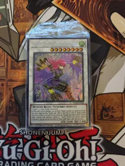 YUGIOH CYBER SLASH HARPIE LADY DLCS-EN148 SECRET LIMITED ED SEALED - Image 1