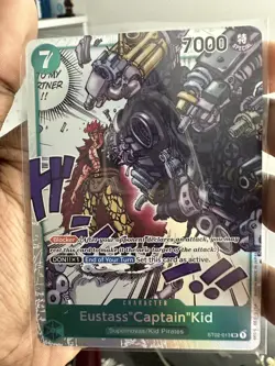 NM One Piece Card Game Eustass"Captain"Kid [ST-02-ST02-013] EN Foil Super Rare - Image 1