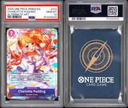 2025 One Piece Charlotte Pudding - PRB02-010 Alternate Art PSA 10 - Image 3