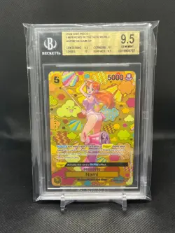 2024 One Piece Emperors in the New World OP08-106 Nami SP BGS 9.5 GEM MINT - Image 1