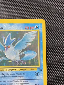 Articuno Fossil 2/62 - Unlimited Holo Rare Card - Pokemon Card TCG - LP/MP - Image 3