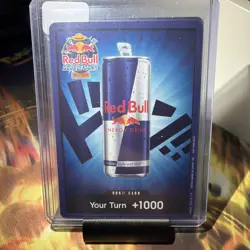 One Piece Red Bull DON 1k Normal Blue Card Promo Foil Tournament 2x Available - Image 1