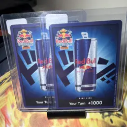 One Piece Red Bull DON 1k Normal Blue Card Promo Foil Tournament 2x Available - Image 2