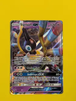 Sigilyph GX - 98/214 - Ultra Rare Lost Thunder - Pokemon Card - NM - Image 1