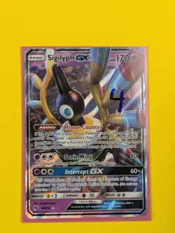 Sigilyph GX - 98/214 - Ultra Rare Lost Thunder - Pokemon Card - NM - Image 3