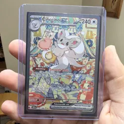 Cinccino EX Full Art Holo Pokemon Card 240 HP CRI 119/086 Stage 1 - Image 1
