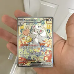 Cinccino EX Full Art Holo Pokemon Card 240 HP CRI 119/086 Stage 1 - Image 2