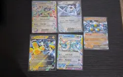 Pokemon Prismatic Evolutions EX And A Spec Card Lot Of 7 - Image 1